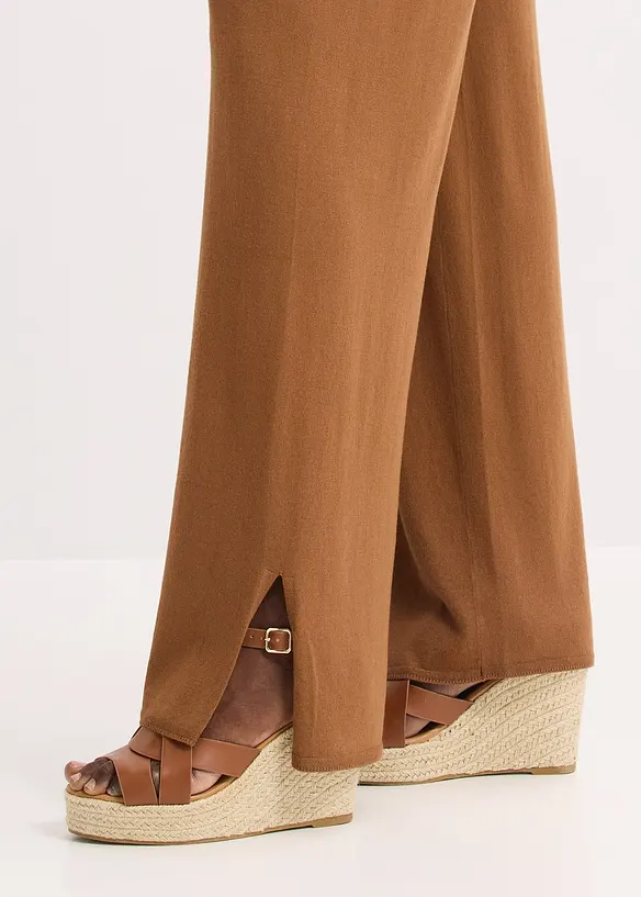 Pantaloni in maglia filato fine, bonprix