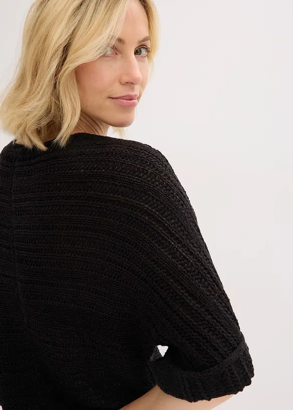 Maglia in filato a fettuccia, bonprix