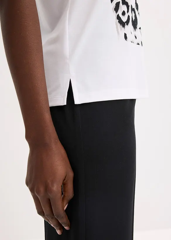 T-shirt con stampa leopardata, bonprix