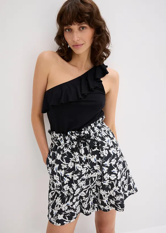 Shorts in misto lino, bonprix