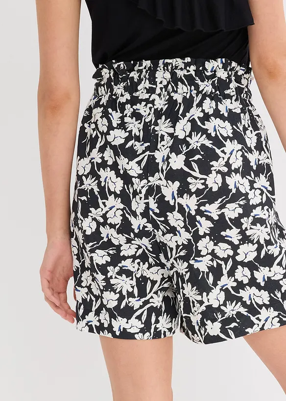 Shorts in misto lino, bonprix