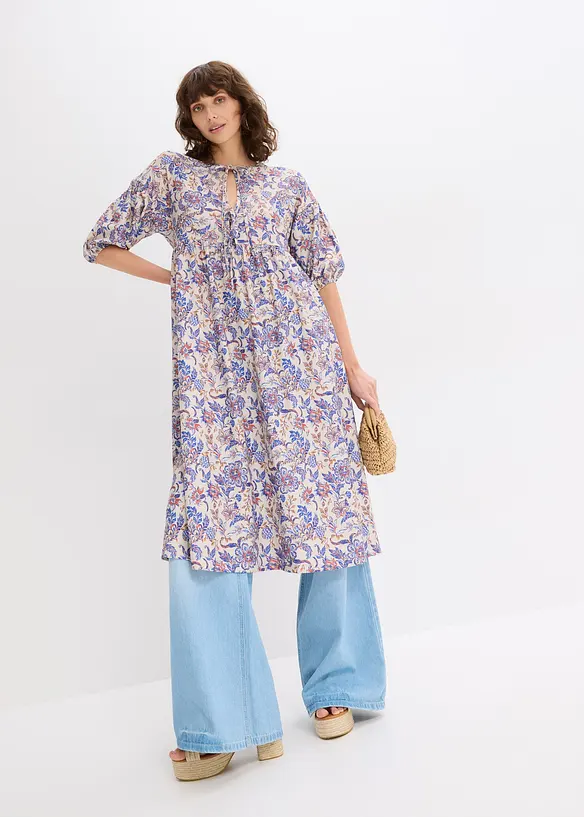 Abito di jersey con laccetti, bonprix