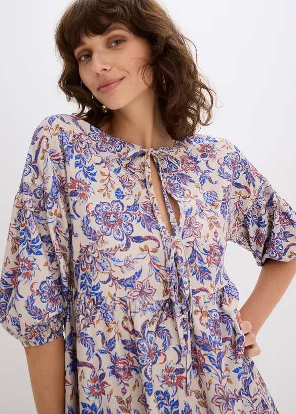 Abito di jersey con laccetti, bonprix