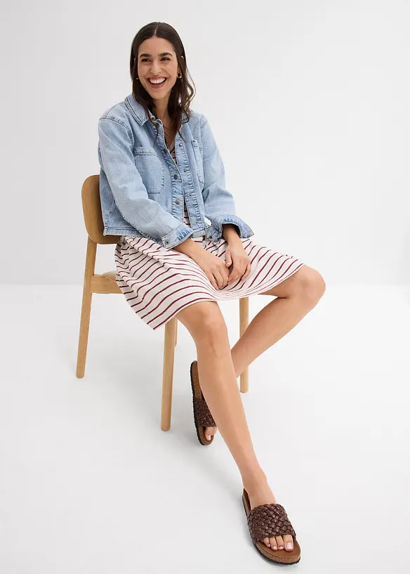 Abito in maglina di puro cotone, bonprix