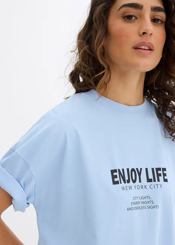 Maxi maglia in puro cotone biologico, bonprix