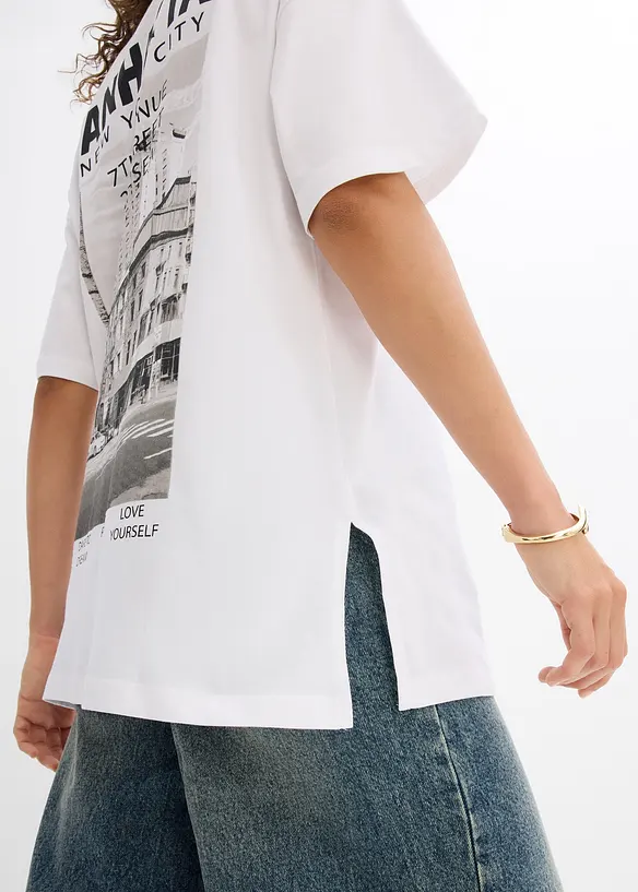 Maxi maglia in puro cotone biologico, bonprix