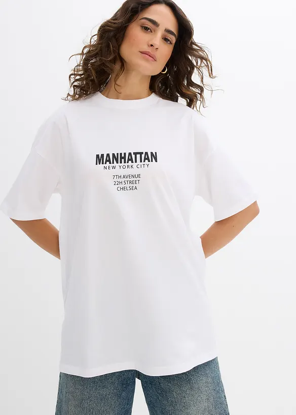 Maxi maglia in puro cotone biologico, bonprix