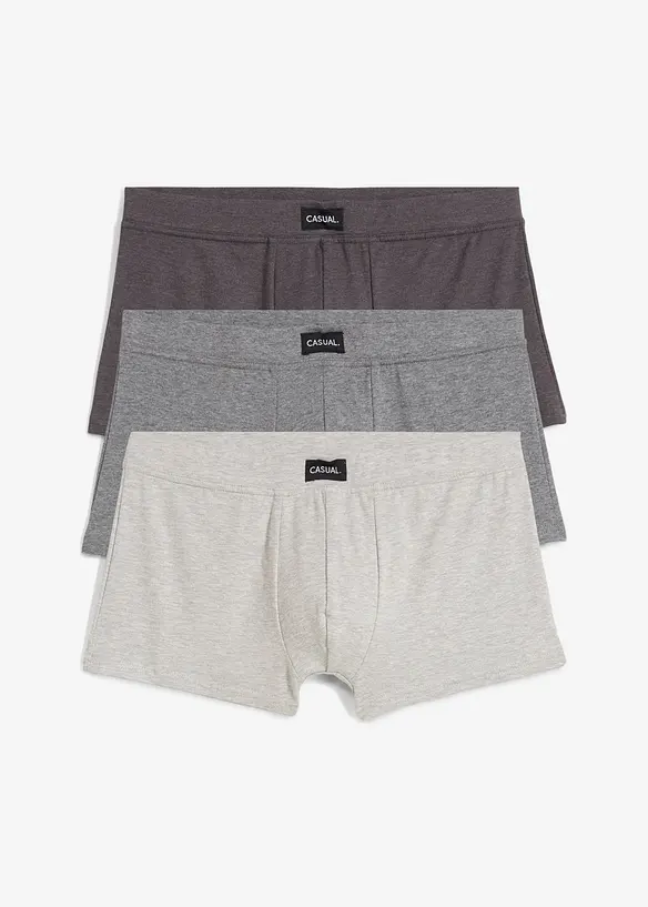 Boxer aderenti con cotone (pacco da 3), bonprix