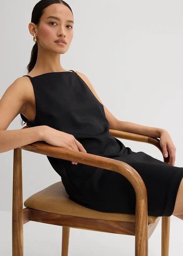 Miniabito in tessuto fluente effetto neoprene, bonprix