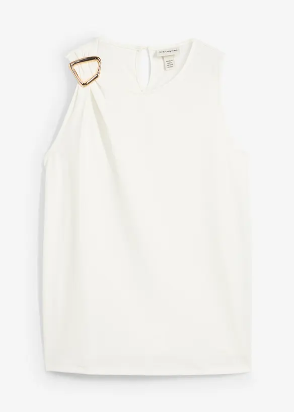 Top in crêpe strutturato, bonprix