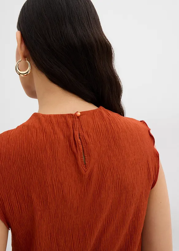 Top in crinkle strutturato, bonprix