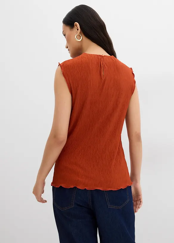 Top in crinkle strutturato, bonprix