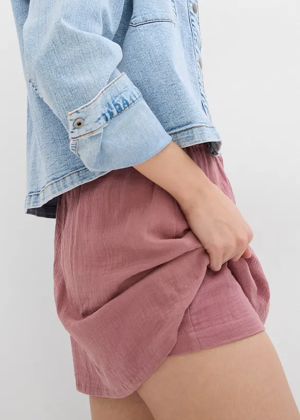 Gonna pantalone in mussola, bonprix