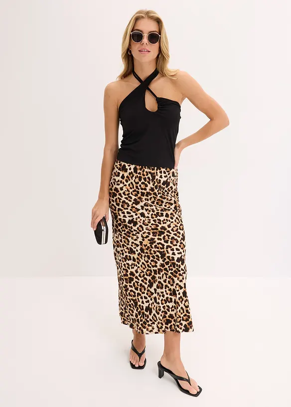 Top all'americana con spalline incrociate e cut-out, bonprix