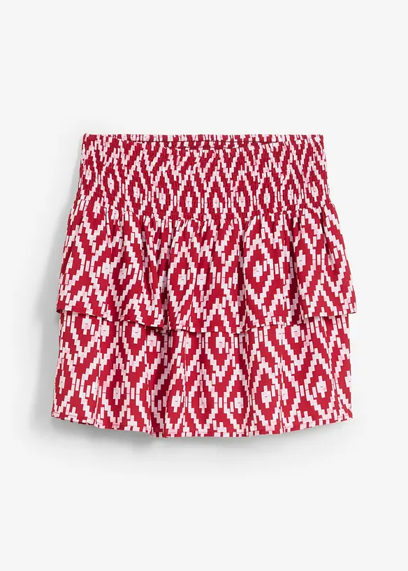 Minigonna in viscosa fluente, bonprix