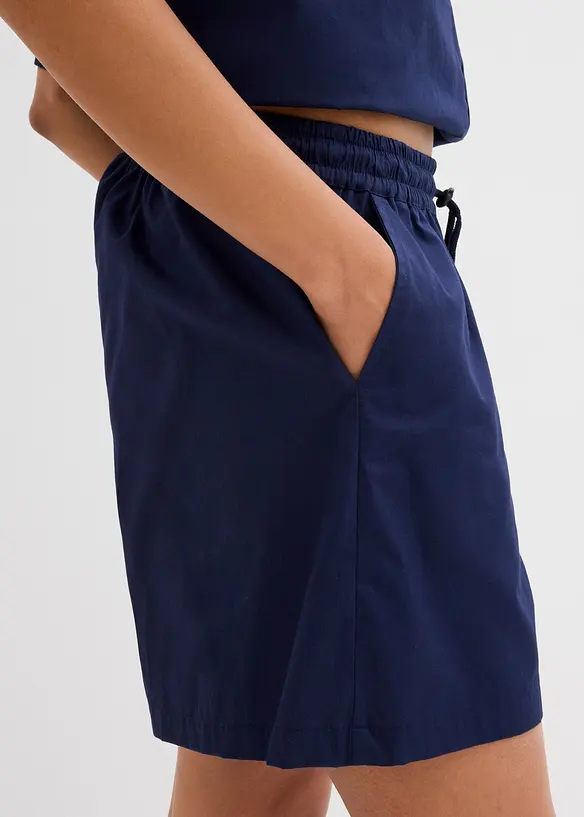 Shorts con elastico in vita in puro cotone, bonprix