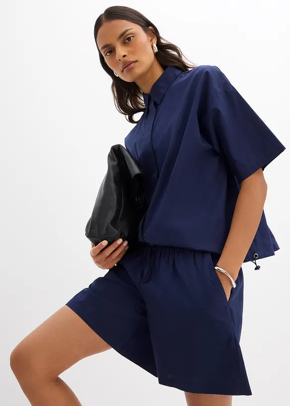 Shorts con elastico in vita in puro cotone, bonprix