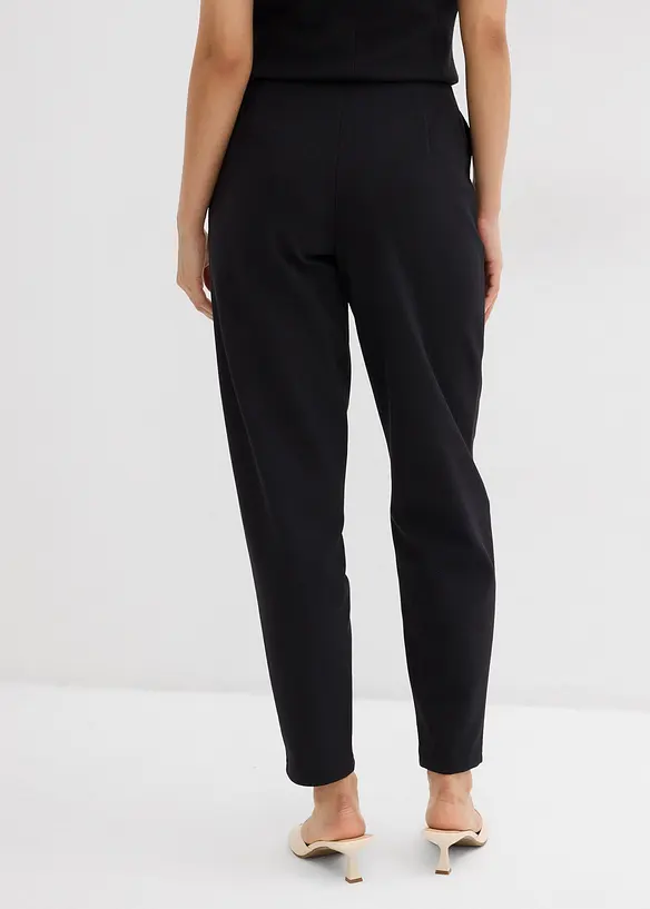 Pantaloni alla caviglia in piquet, bonprix