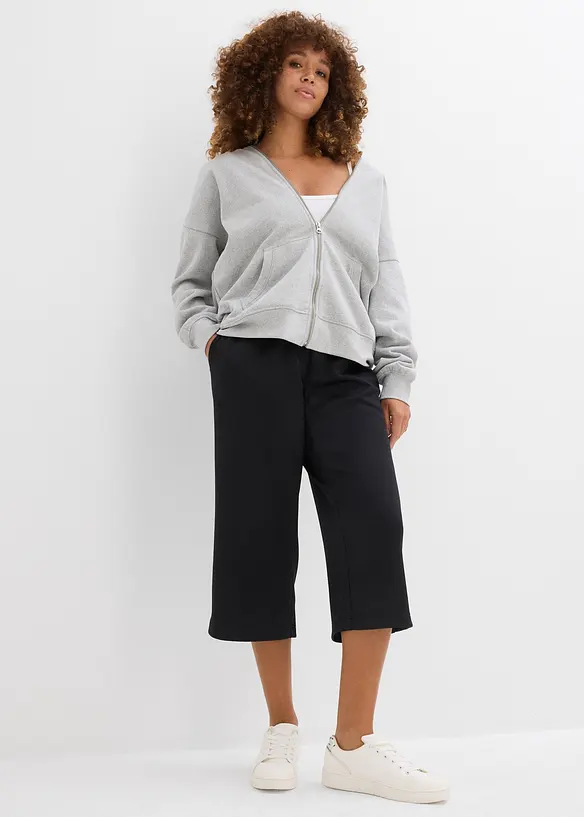Pantaloni in jersey di interlock pesante, bonprix