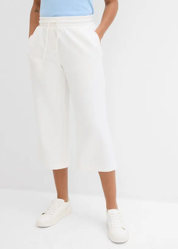 Pantaloni in jersey di interlock pesante, bonprix