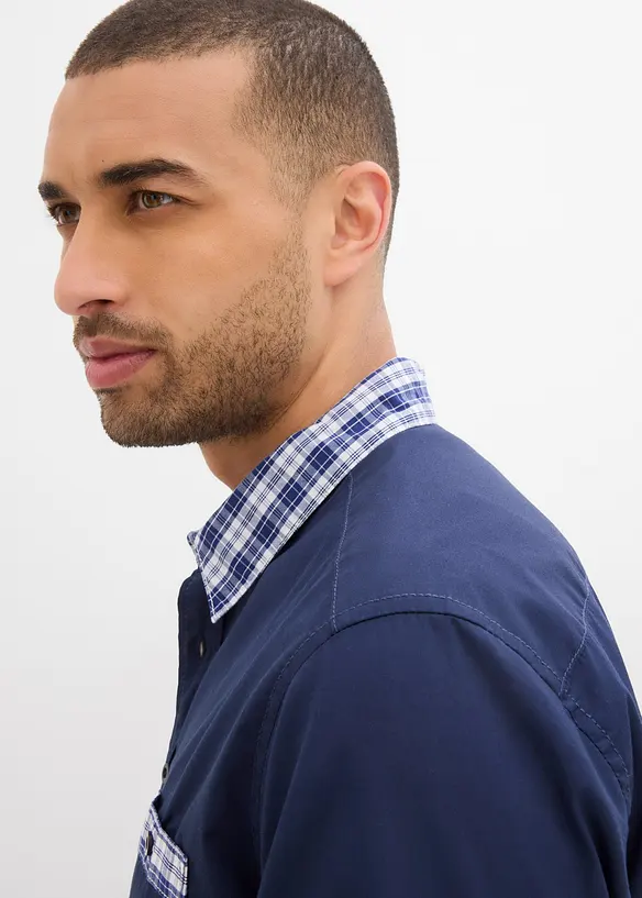 Camicia a maniche corte in puro cotone, bonprix