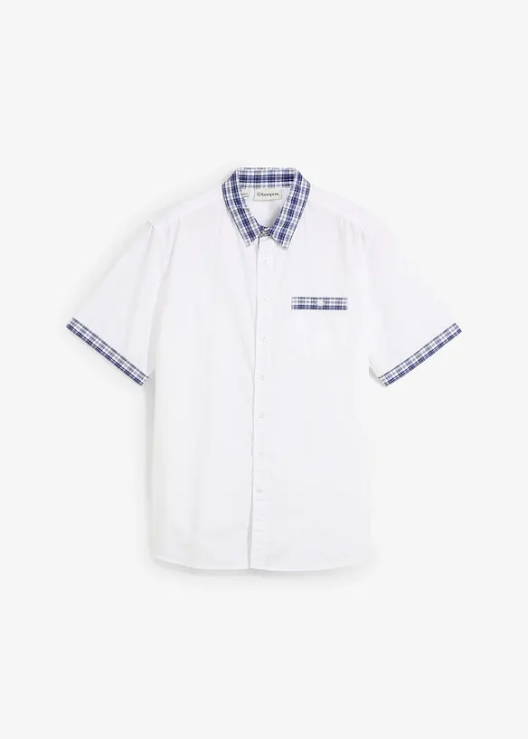 Camicia a maniche corte in puro cotone, bonprix