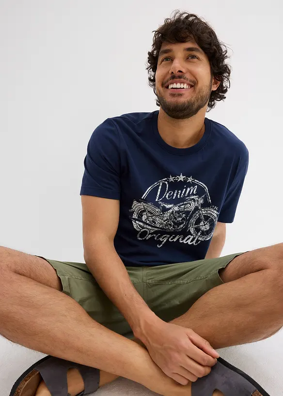 T-shirt in puro cotone, bonprix