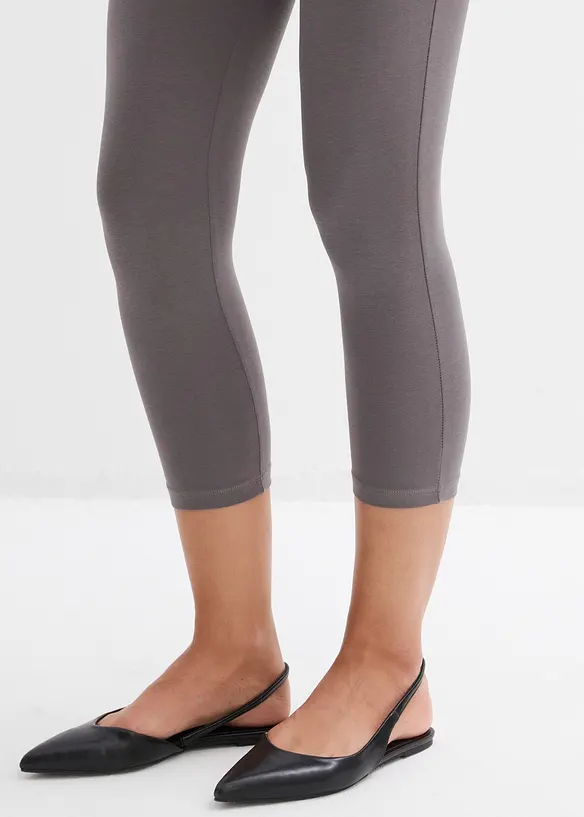 Leggings capri prémaman (pacco da 2), bonprix