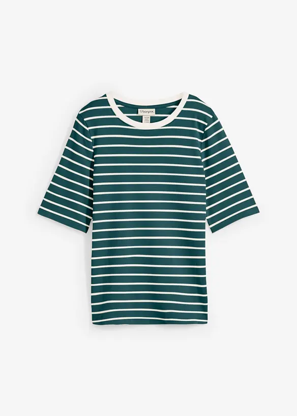 T-shirt in puro cotone biologico pesante, bonprix