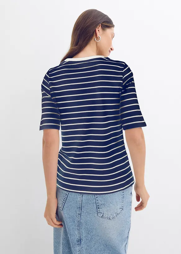 T-shirt in puro cotone biologico pesante, bonprix