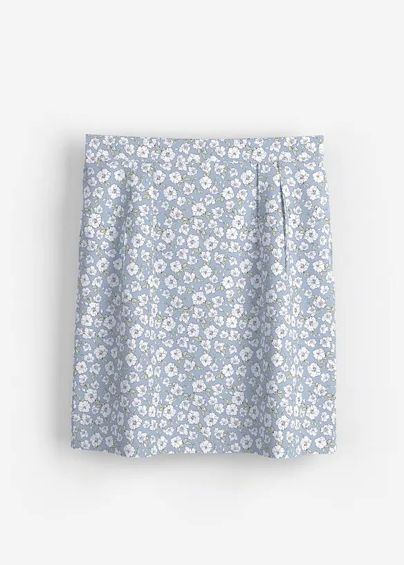 Minigonna in viscosa fluente, bonprix