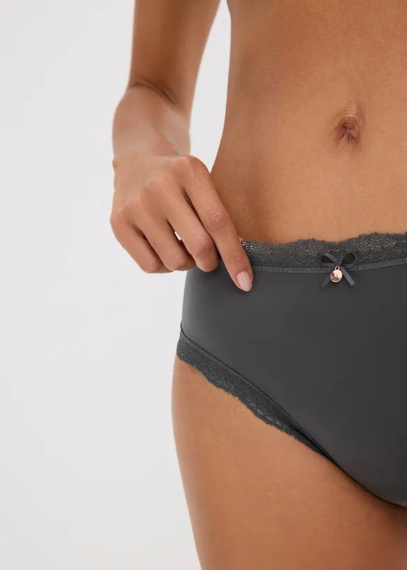 Brasiliana con effetto lucido (pacco da 3), bonprix