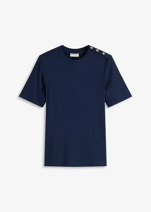 Maglia a costine in soffice misto viscosa, bonprix