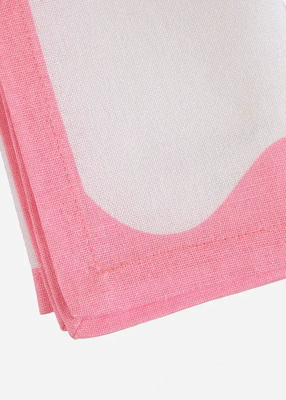 Tovaglioli in cotone biologico con bordo colorato (pacco da 2)., bonprix