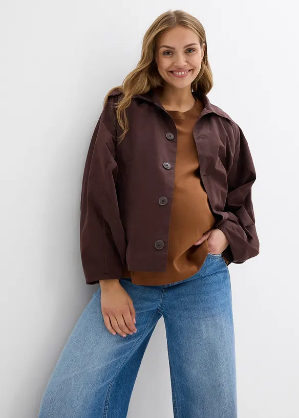 Giacca prémaman stile mantella 3 in 1  con inserto babywearing, bonprix