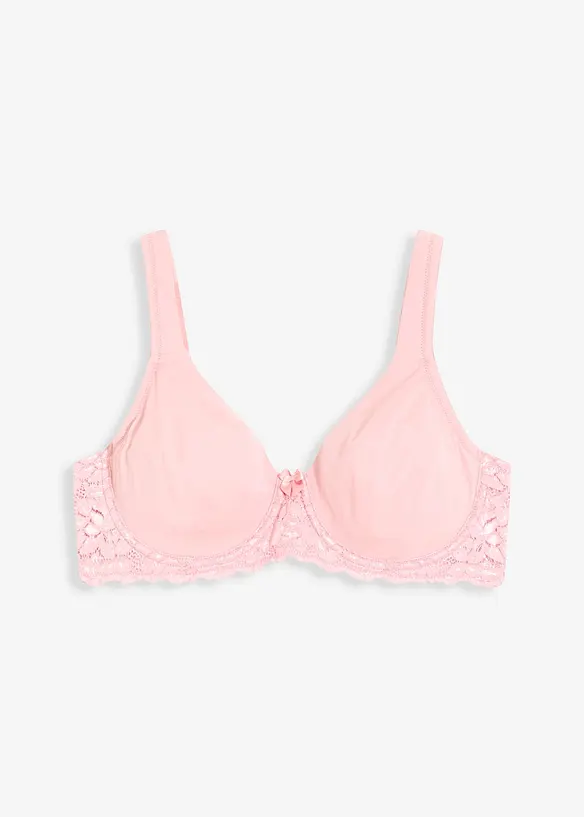 Reggiseno t-shirt con ferretto e spalline imbottite, bonprix
