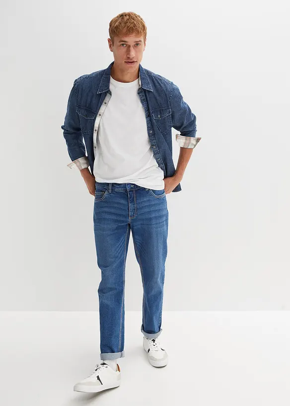 Camicia in jeans di puro cotone, bonprix