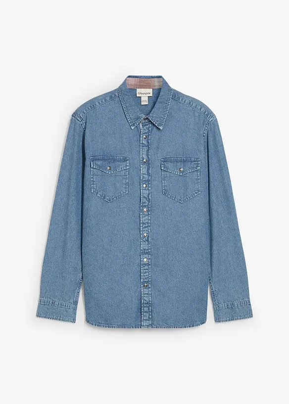 Camicia in jeans di puro cotone, bonprix