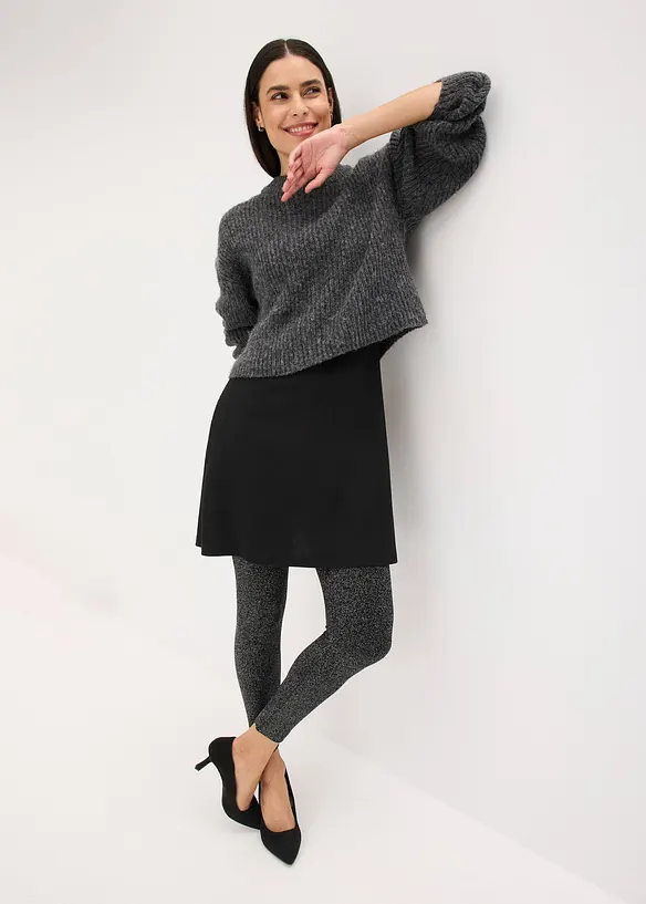 Leggings termici con fili glitterati, bonprix
