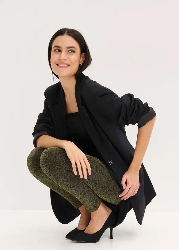 Leggings termici con fili glitterati, bonprix
