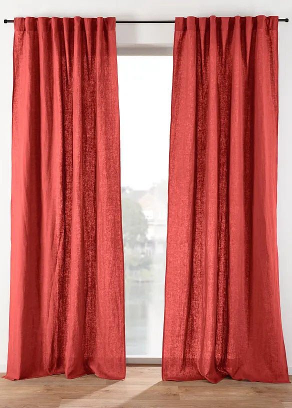 Tenda in lino (pacco da 1), bonprix