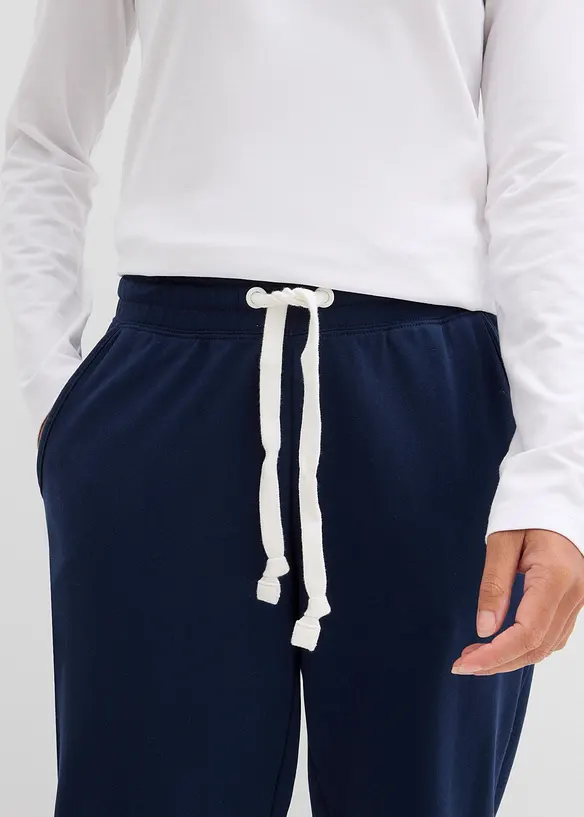 Pantaloni in felpa con cinta comoda, bonprix