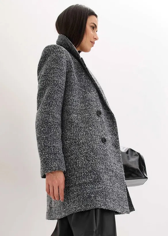 Cappotto corto in simil lana, bonprix