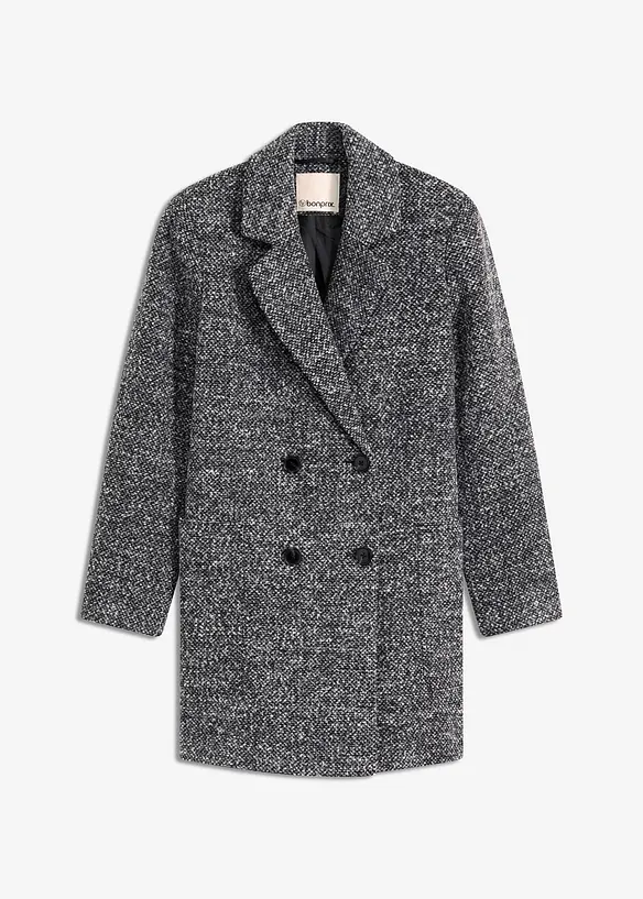 Cappotto corto in simil lana, bonprix