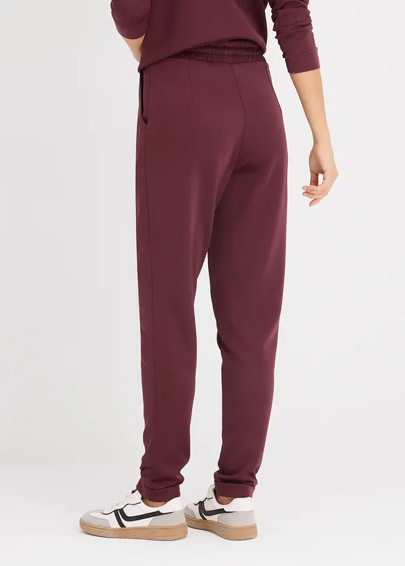 Pantaloni chino in tessuto effetto neoprene, bonprix