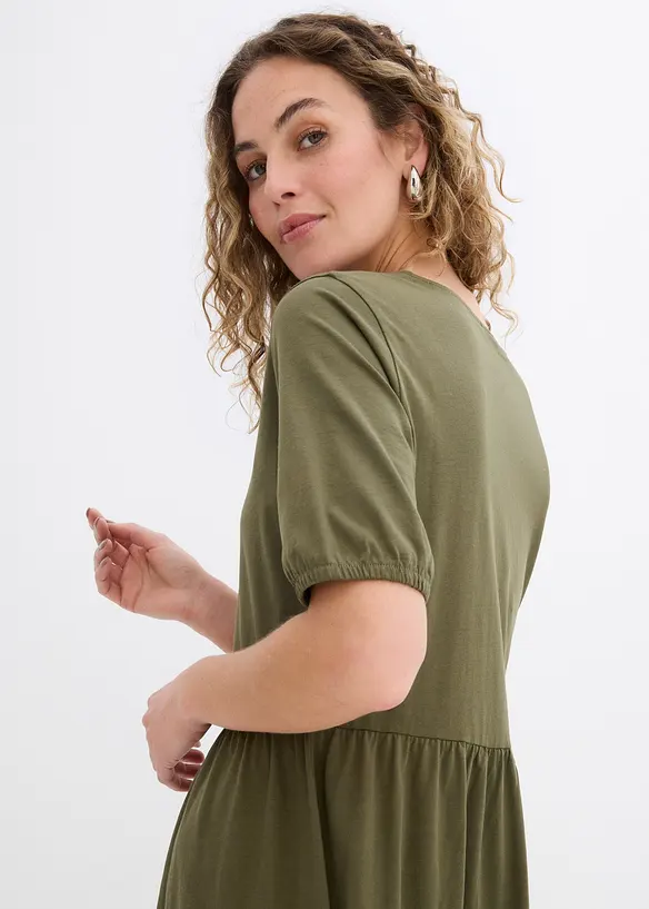 Abito midi in puro cotone, bonprix