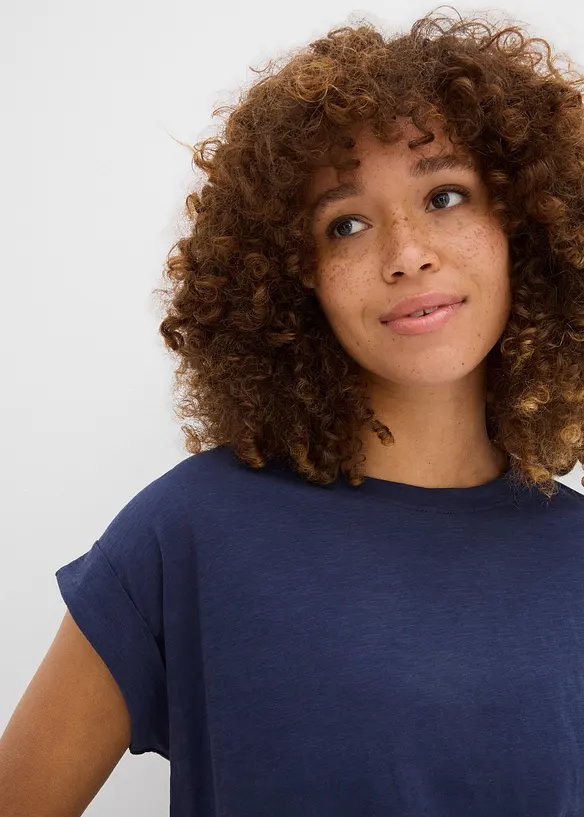 Maglia lunga in puro cotone (pacco da 2), bonprix