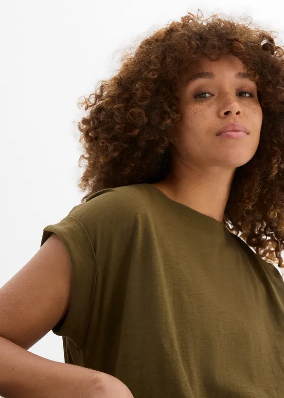 Maglia lunga in puro cotone (pacco da 2), bonprix