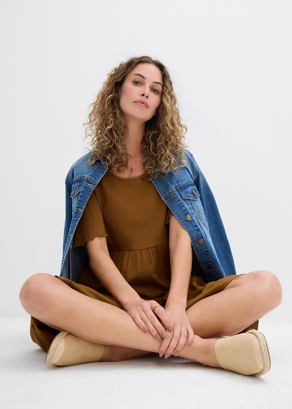 Abito in jersey di puro cotone, bonprix