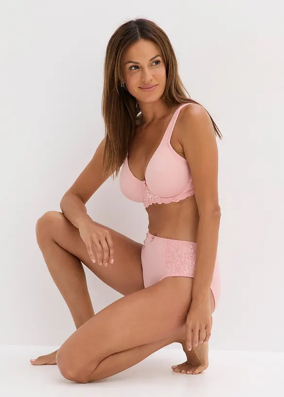 Slip alto con pizzo delicato (pacco da 2), bonprix